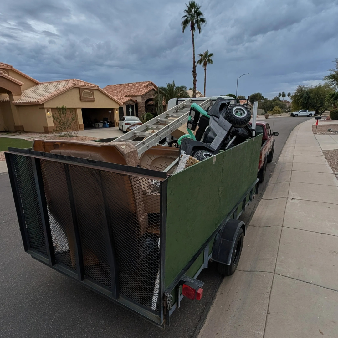 Whole-home cleanout load hauled by Reset Junk Removal serving Surprise Arizona